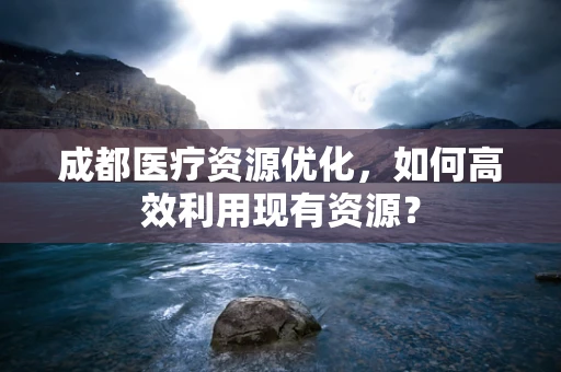 成都医疗资源优化，如何高效利用现有资源？