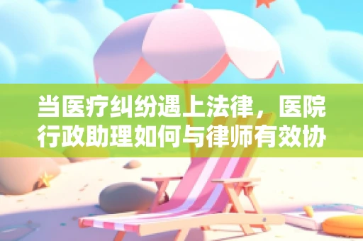 当医疗纠纷遇上法律，医院行政助理如何与律师有效协作？