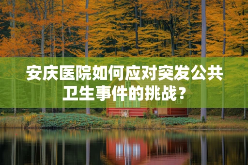 安庆医院如何应对突发公共卫生事件的挑战？
