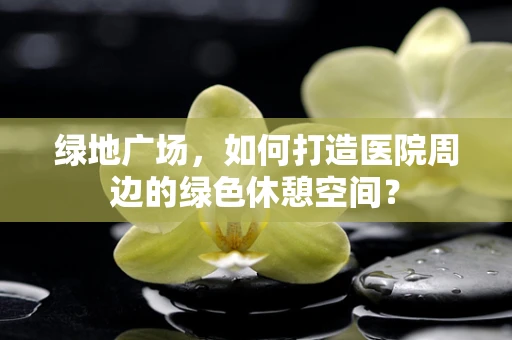 绿地广场，如何打造医院周边的绿色休憩空间？