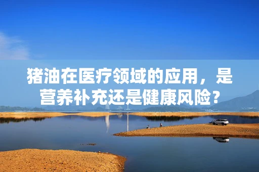 猪油在医疗领域的应用，是营养补充还是健康风险？