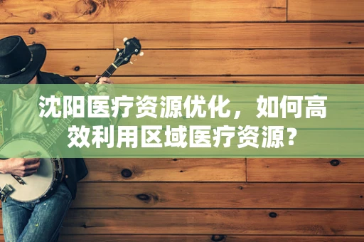 沈阳医疗资源优化，如何高效利用区域医疗资源？