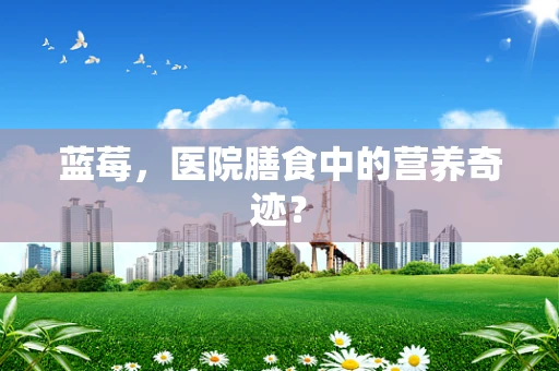 蓝莓，医院膳食中的营养奇迹？