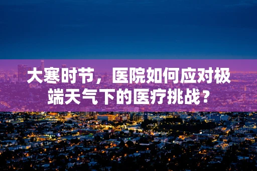大寒时节，医院如何应对极端天气下的医疗挑战？