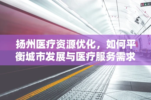 扬州医疗资源优化，如何平衡城市发展与医疗服务需求？