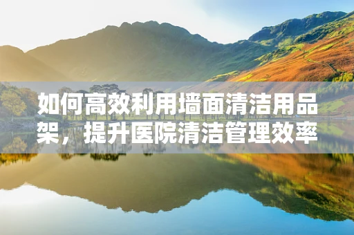 如何高效利用墙面清洁用品架，提升医院清洁管理效率？
