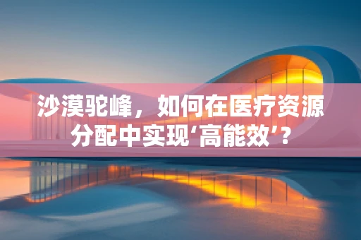 沙漠驼峰，如何在医疗资源分配中实现‘高能效’？