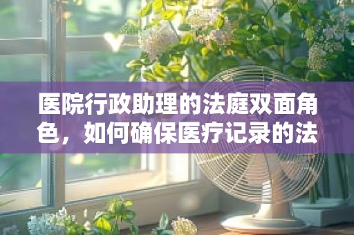 医院行政助理的法庭双面角色，如何确保医疗记录的法庭可采性？