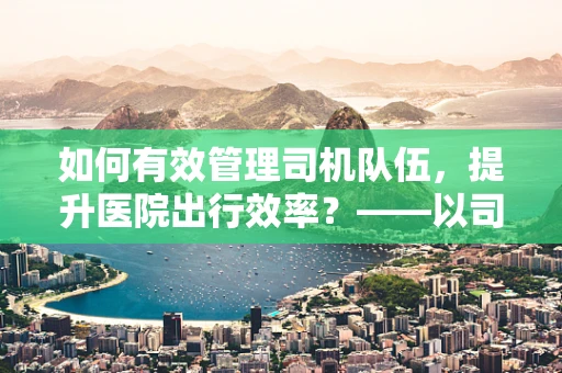 如何有效管理司机队伍，提升医院出行效率？——以司机队长为核心