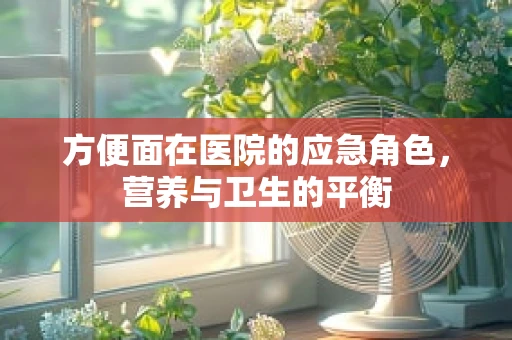 方便面在医院的应急角色，营养与卫生的平衡