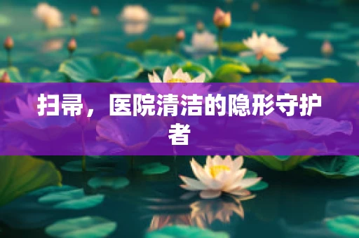 扫帚，医院清洁的隐形守护者