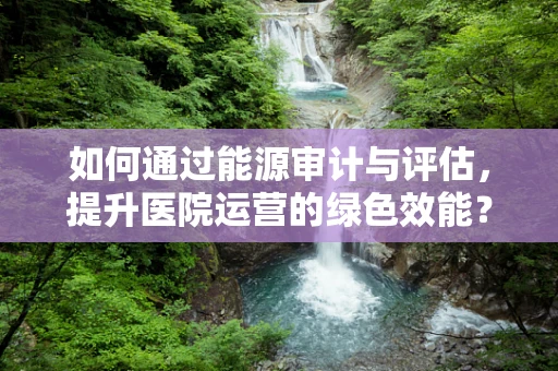 如何通过能源审计与评估，提升医院运营的绿色效能？