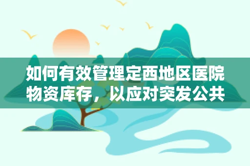 如何有效管理定西地区医院物资库存，以应对突发公共卫生事件？