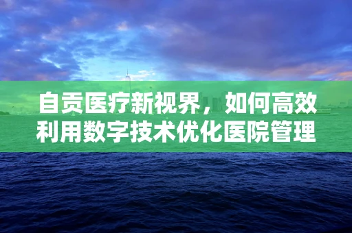 自贡医疗新视界，如何高效利用数字技术优化医院管理？